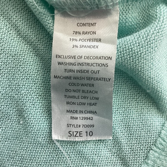 Btween sweater bundle girls 10 | blue pink flip sequin butterfly unicorn winter - Picture 6 of 12